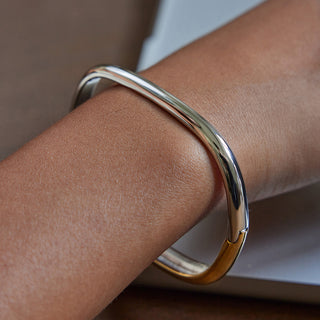 Dual-Tone Minimalist Cuff