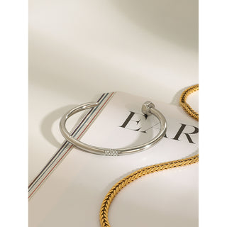 Bolt Silver Cuff