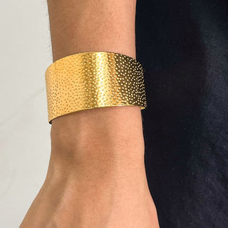 Dotted Gold Cuff