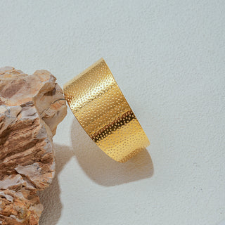 Dotted Gold Cuff