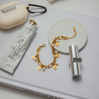Coin & Pearl Bracelet