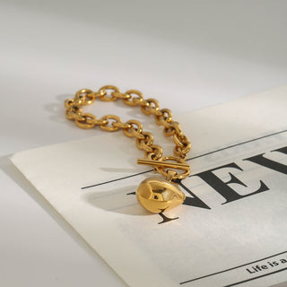 Molten Charm Toggle Bracelet