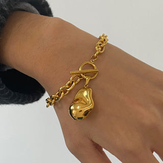 Molten Charm Toggle Bracelet