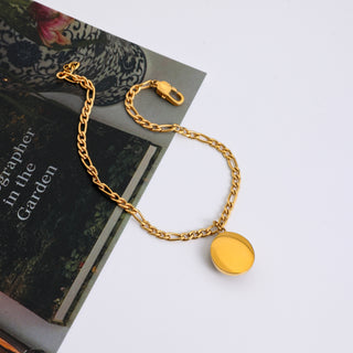 Skull Medallion Bracelet