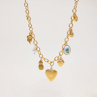 Golden Memory Charm Chain