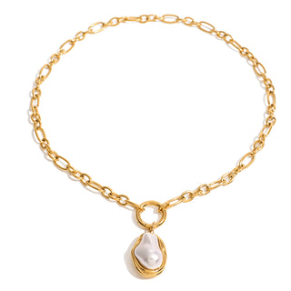 Sculpted Pearl Chain
