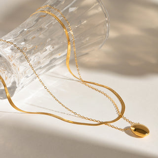 Dual Layer Pendant Necklace