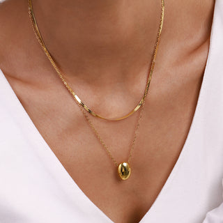 Dual Layer Pendant Necklace