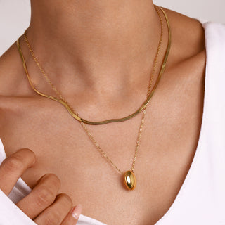 Dual Layer Pendant Necklace