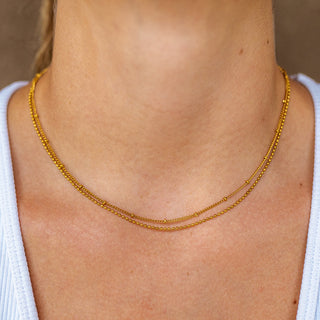 Double Strand Dainty Chain