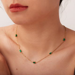 Emerald Whisper Necklace