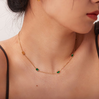 Emerald Whisper Necklace