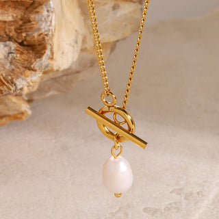 Pearl Toggle Necklace