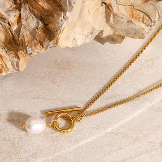 Pearl Toggle Necklace