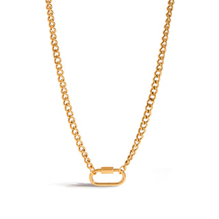 Link Chain Lock Necklace