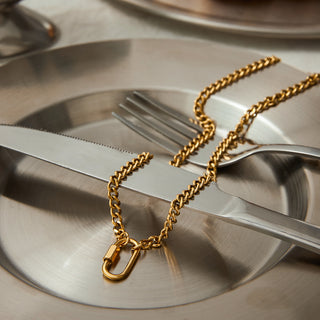 Link Chain Lock Necklace