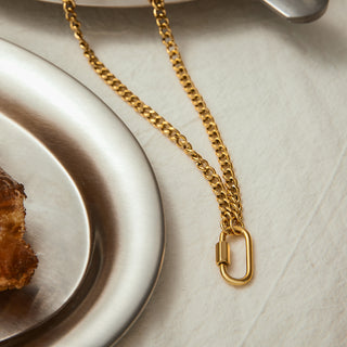 Link Chain Lock Necklace