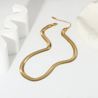 Sculpted Herringbone Chain
