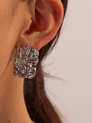 Crushed Silver Studs