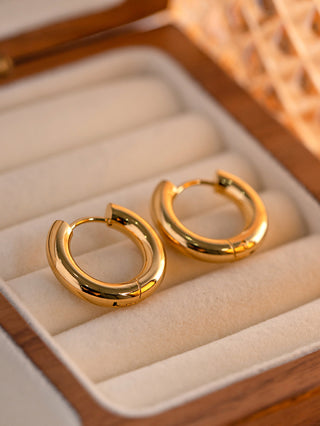 Golden Aura Hoops