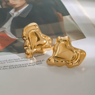 Molten Heart Studs