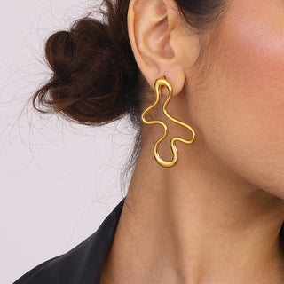 Golden Flow Earrings