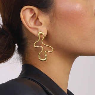 Golden Flow Earrings