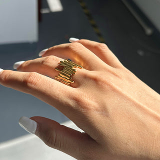 Molten Crown Ring