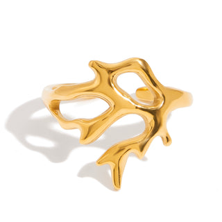 Coral Vein Ring