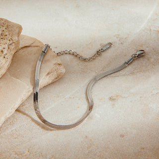 Sleek Herringbone Bracelet
