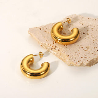 Bold Arc Hoops