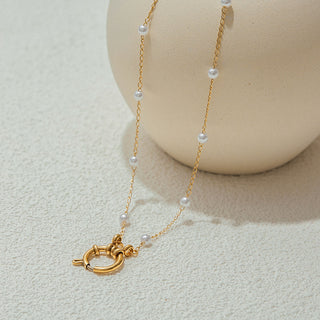 Lustre Pearl Necklace