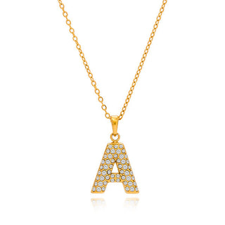 Pavé Initial Necklace