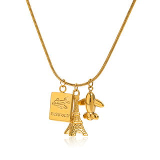 Bon Voyage Charm Necklace