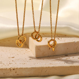 Linked Orbit Necklace