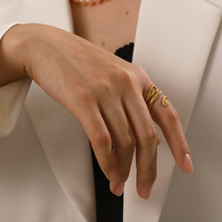 Serpent Embrace Ring