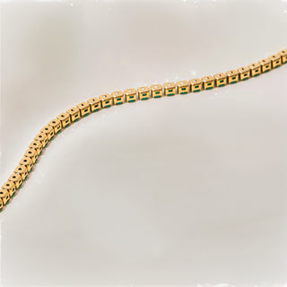 Emerald Line Bracelet