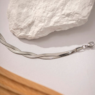 Silver Wave Bracelet