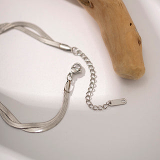 Silver Wave Bracelet