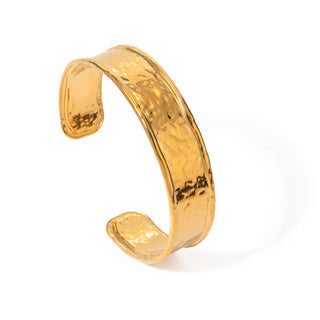 Hammered Gold Cuff