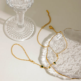 Emerald Gaze Hand Chain