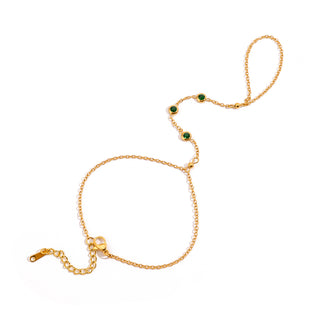 Emerald Gaze Hand Chain
