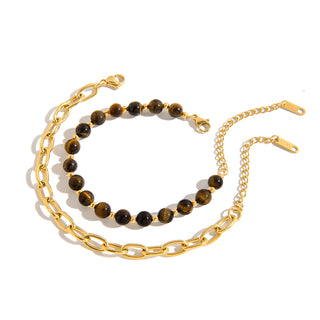 Golden Duo Bracelet Set