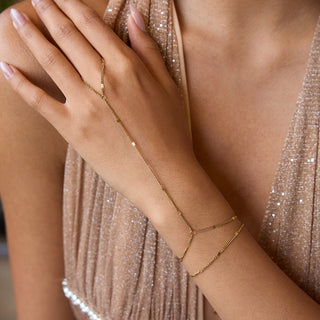Golden Veil Hand Chain