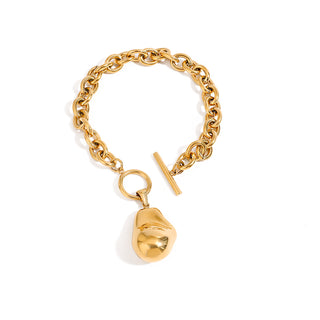 Molten Charm Toggle Bracelet