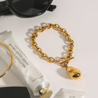 Molten Charm Toggle Bracelet