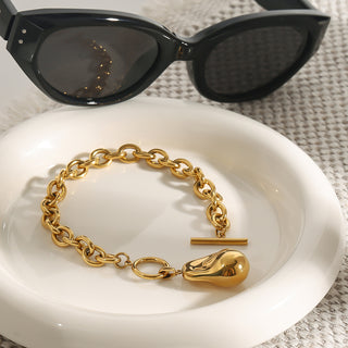 Molten Charm Toggle Bracelet