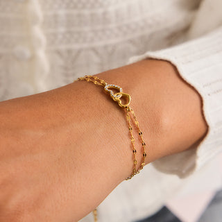 Twin Heart Bracelet