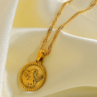 Angel Medallion Necklace