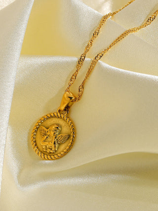 Angel Medallion Necklace